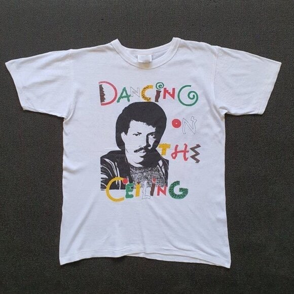 Gildan Other - Vintage 1987 Lionel Richie The Outrageous UK Tour Concert T shirt